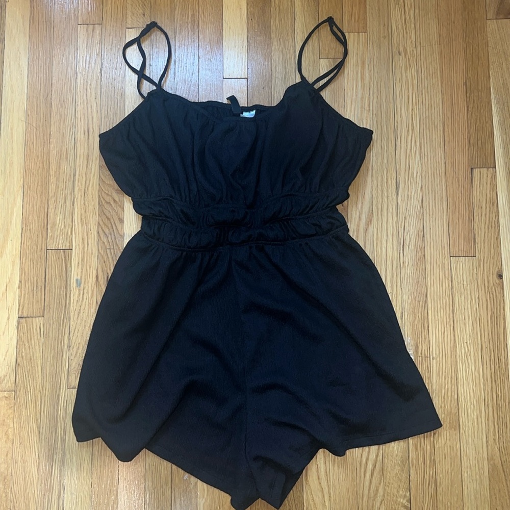 Black romper super light